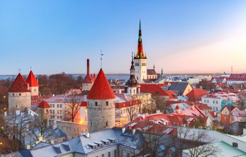 Stadtbild von Tallinn Estland