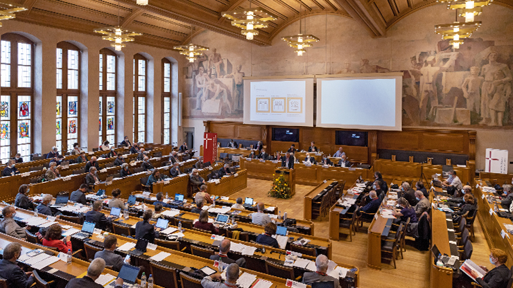 Synode Plenum im Rathaus Bern