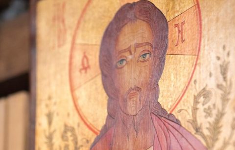 Ikone mit Jesus