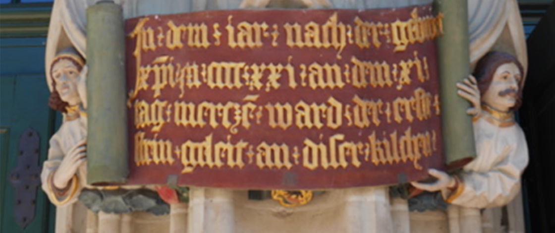 Inschrift, Berner Münster
