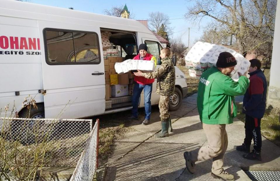 Aide sur place pour les réfugiés dans la région de Basse-Carpates