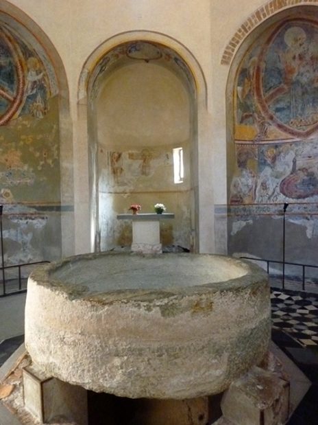 Riva San Vitale Baptisterium Apsis